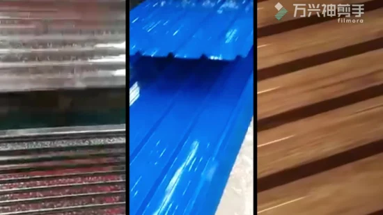 Lamiere per coperture zincate ondulate preverniciate in PE laminato a freddo HDP preverniciato rivestito a colori in bobina zincata PPGI Galvalume per pavimenti